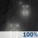Saturday Night: Rain. Cloudy, with a low around 44. Chance of precipitation is 100%. New rainfall amounts between 1 and 2 inches possible. Saturday Night: Rain